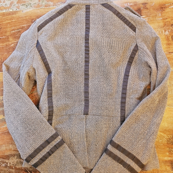 DEPT Black & Grey military style blazer - Picture 2 of 14